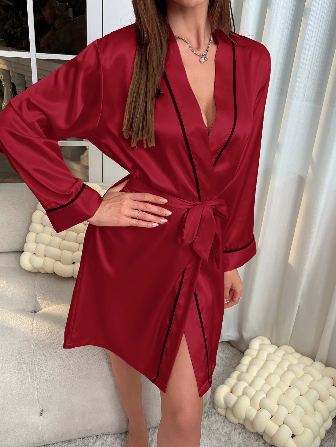 Robe Elegante Com Cinto Beatriz - Image 4