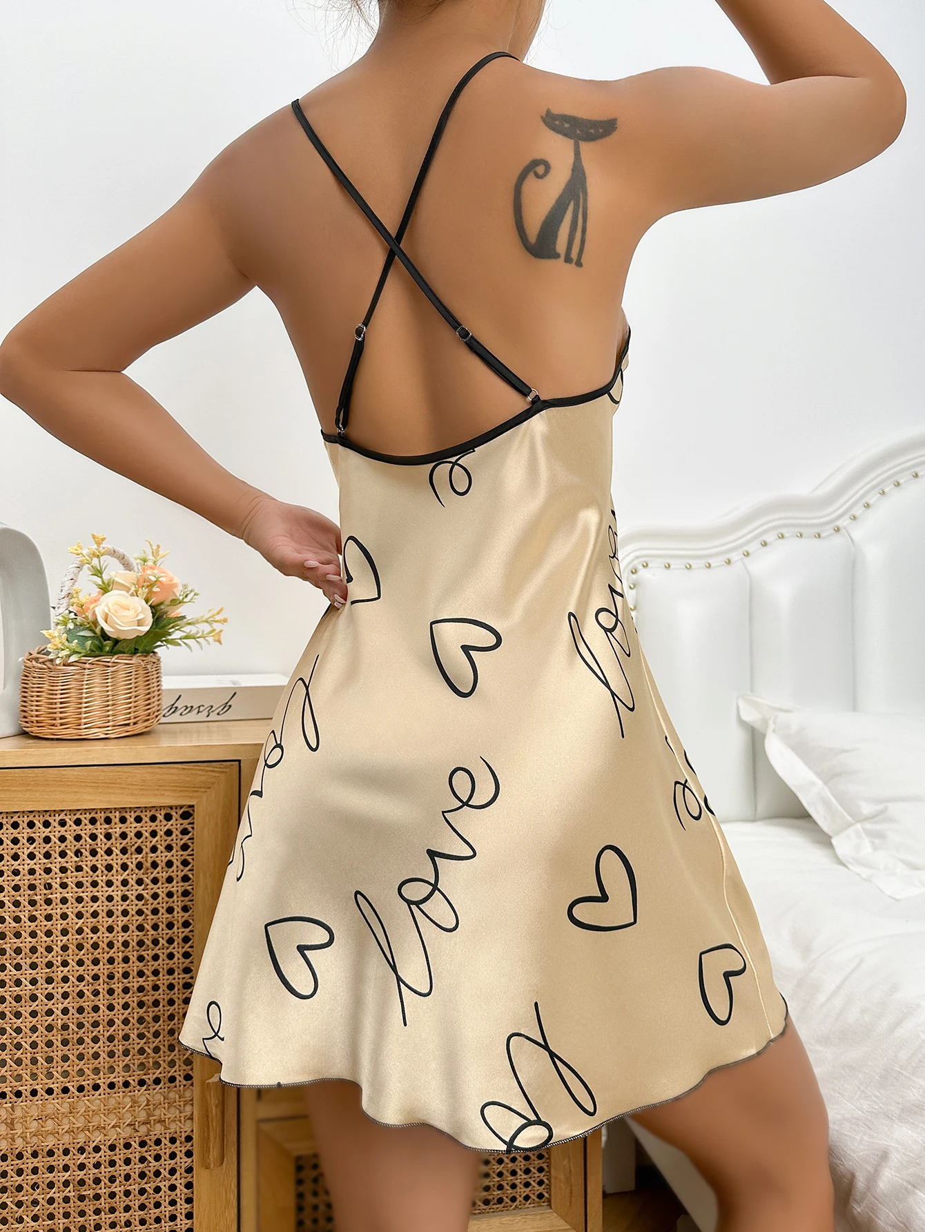 Camisola Estampada Com Coração Elegante - Image 5
