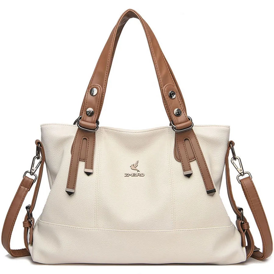 Bolsa Feminina de Couro Grande Bianca - Image 6