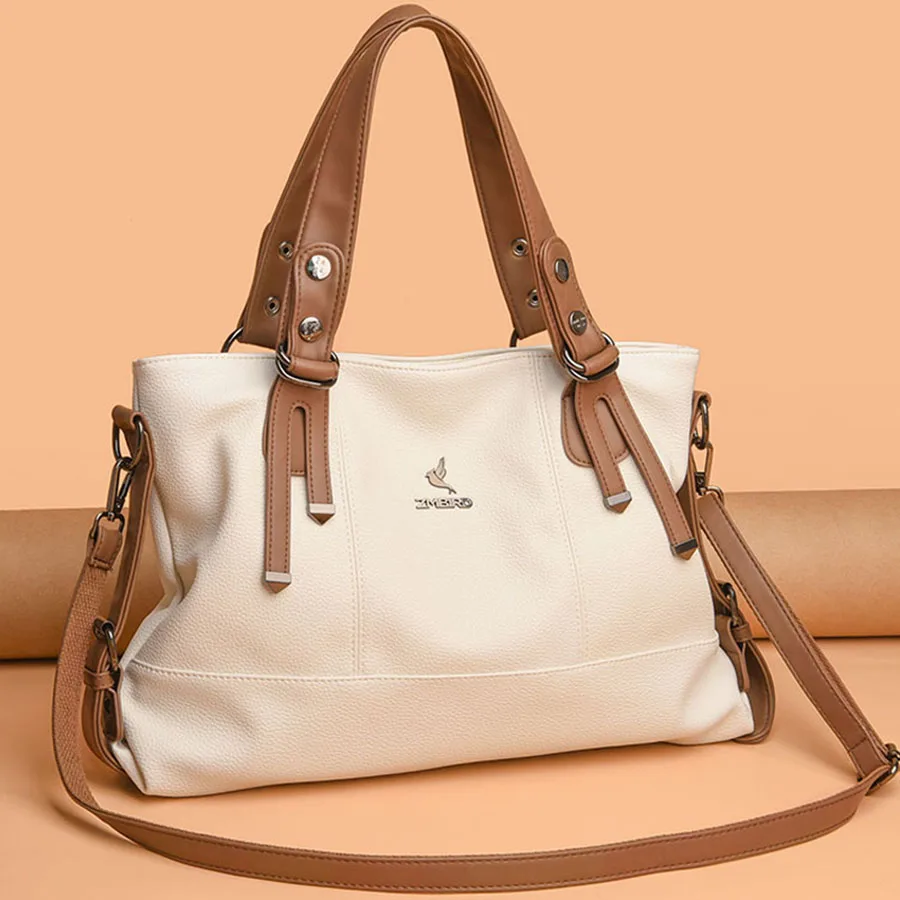 Bolsa Feminina de Couro Grande Bianca - Image 3