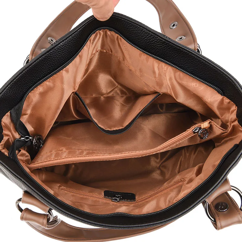 Bolsa Feminina de Couro Grande Bianca - Image 5