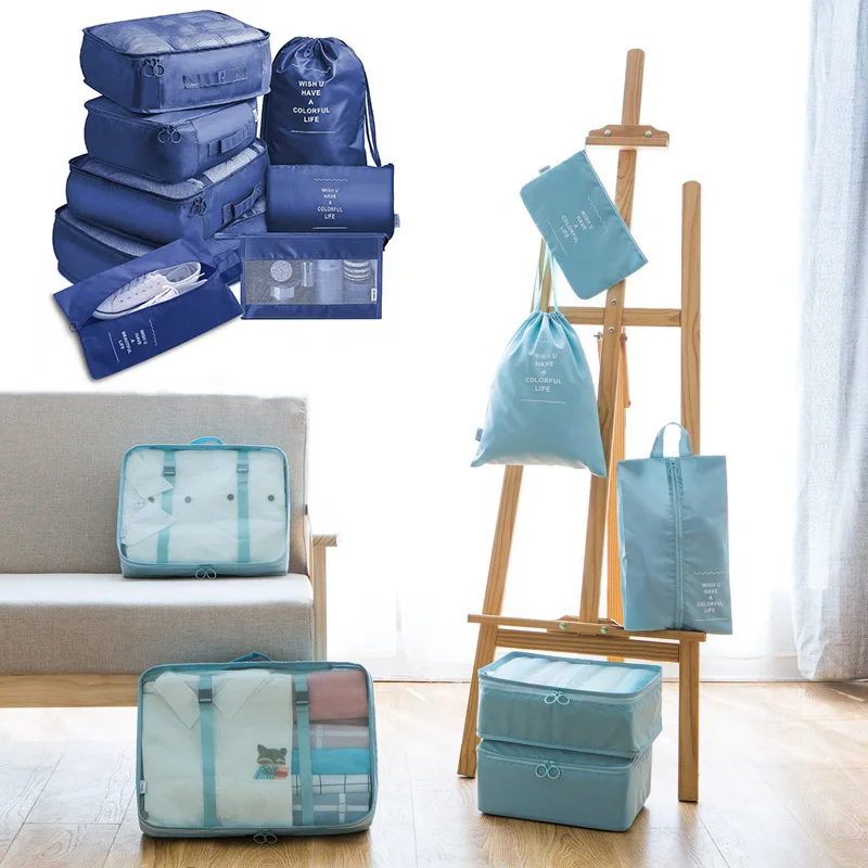Organizador De Roupas Para Viagem Kit 7 Pcs - Image 5