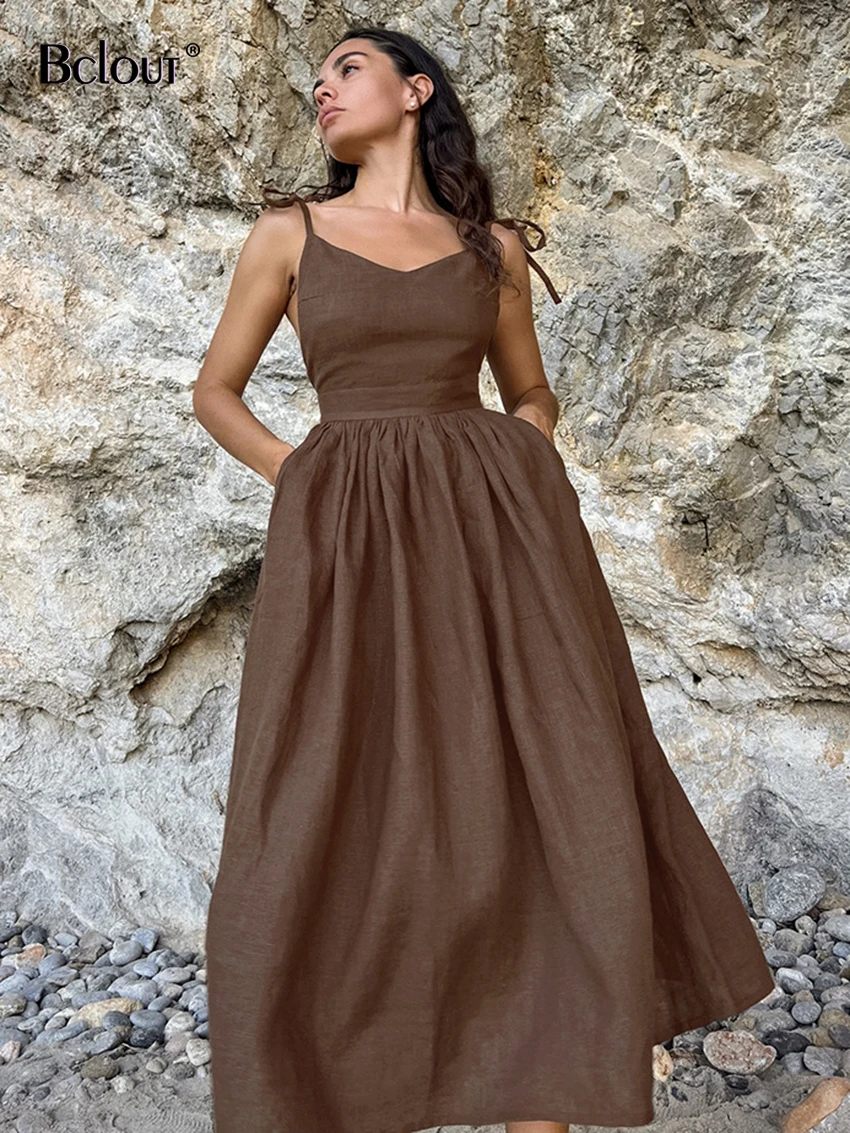 Vestido Longo de Linho Costa Nua Melissa - Image 2