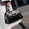 Bolsa de Luxo Couro Estilo Crocodilo