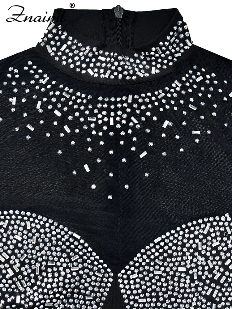 Vestido Curto de Malha Cristal Brilhante Esther - Image 6