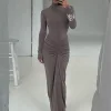Vestido Maxi Plissado Longo Ana Rita
