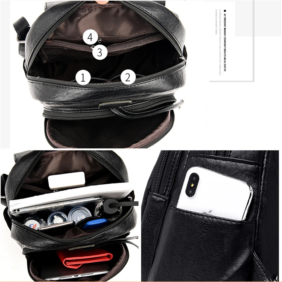 Mochila Couro Macio Isabella - Image 6