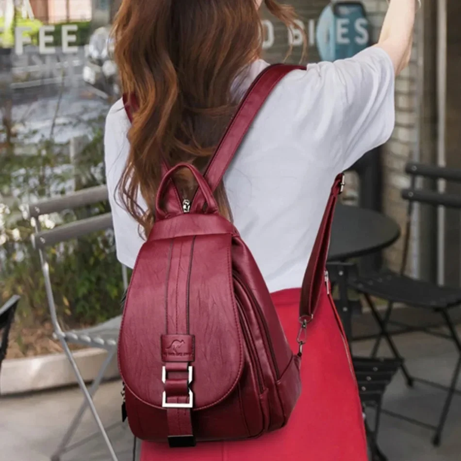 Mochilas de Couro Casual Vivi - Image 2