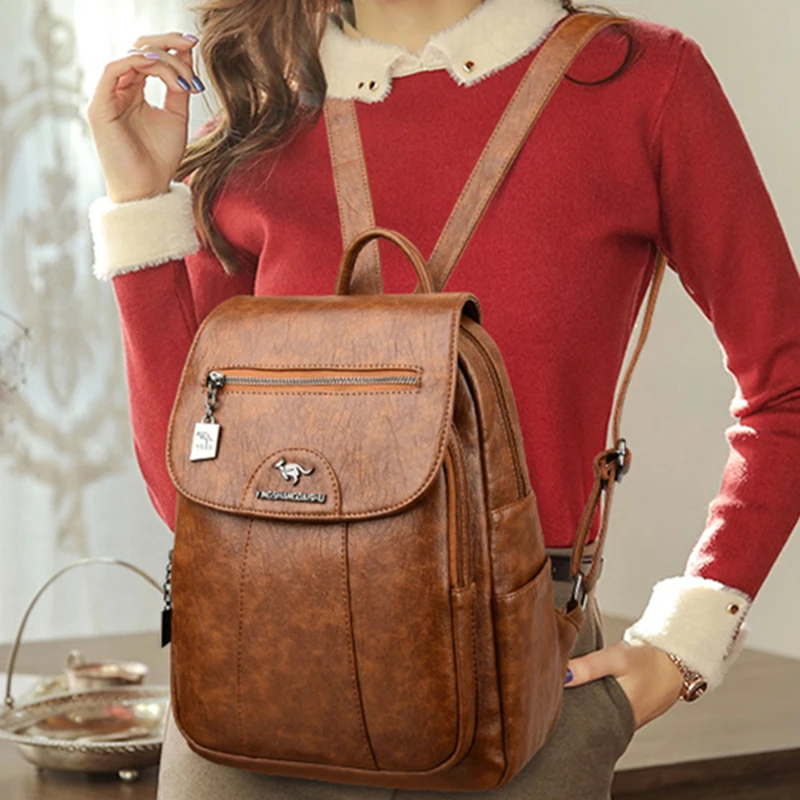 Mochila Couro Macio Isabella - Image 4
