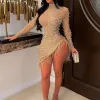 Vestido Curto Tubinho com Pérolas Maysa
