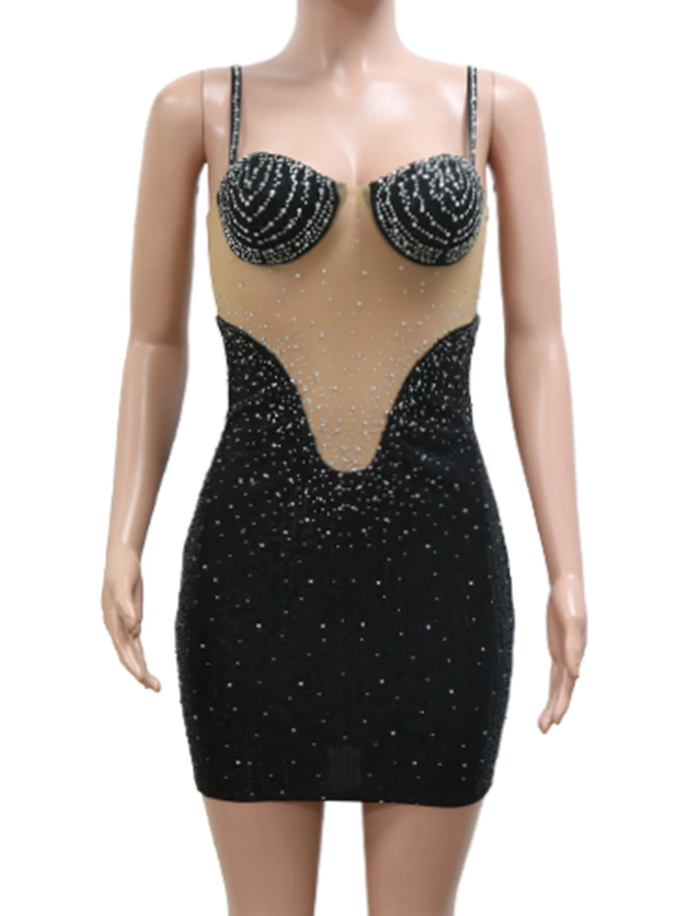 Mini vestido sexy de lantejoulas Yara - Image 3