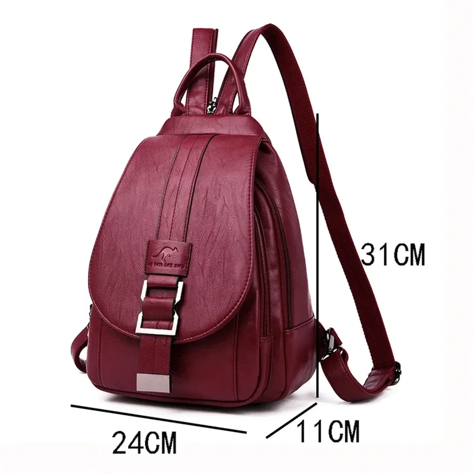Mochilas de Couro Casual Vivi - Image 5