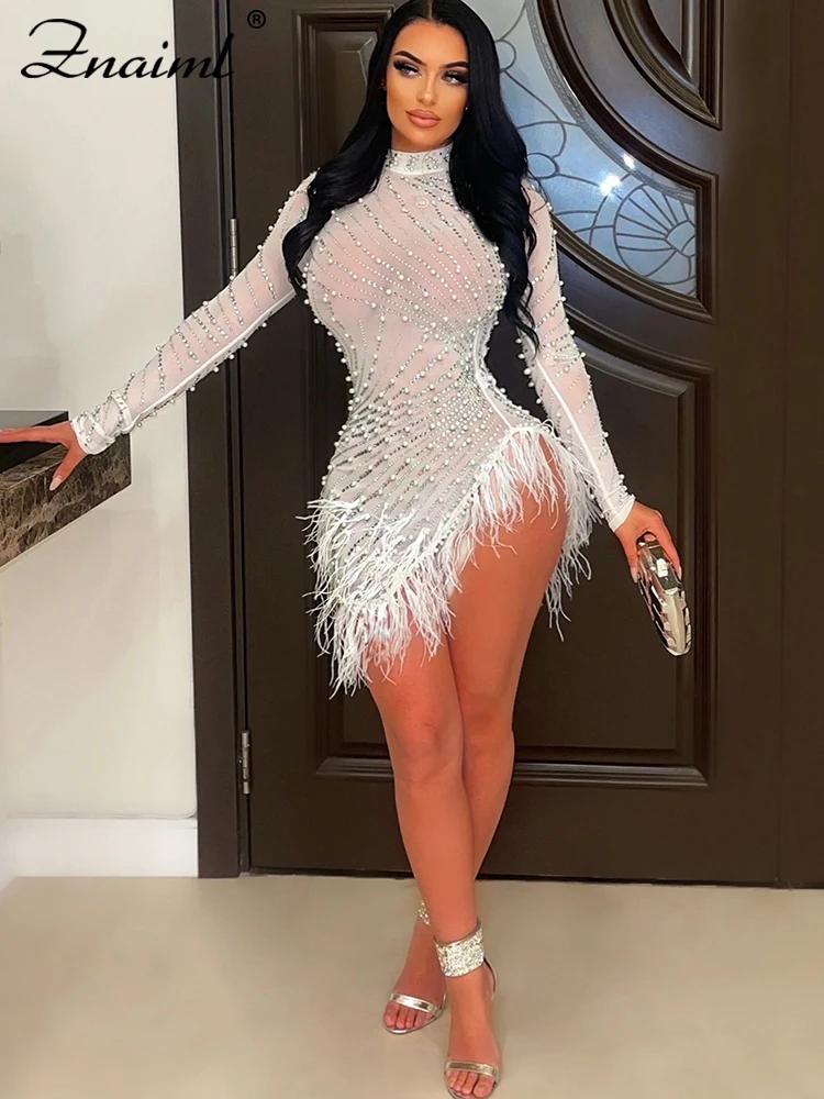 Vestido Curto Tubinho com Pérolas Maysa - Image 3