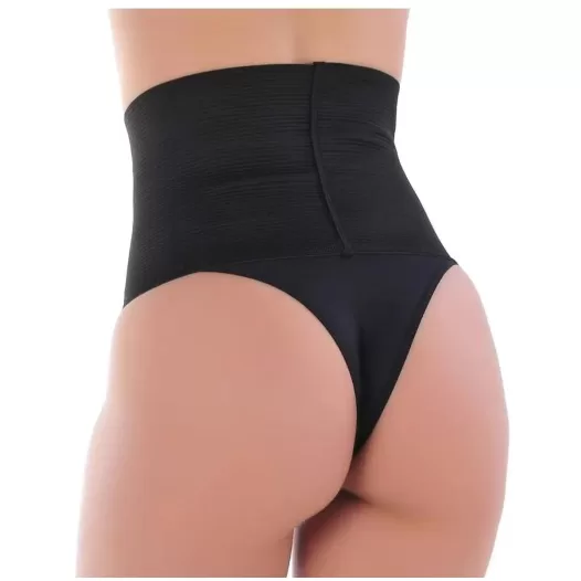 Kit 2 Calcinhas Cinta Plus Size Cós Alto Segura Barriga Firmadora® - Image 3