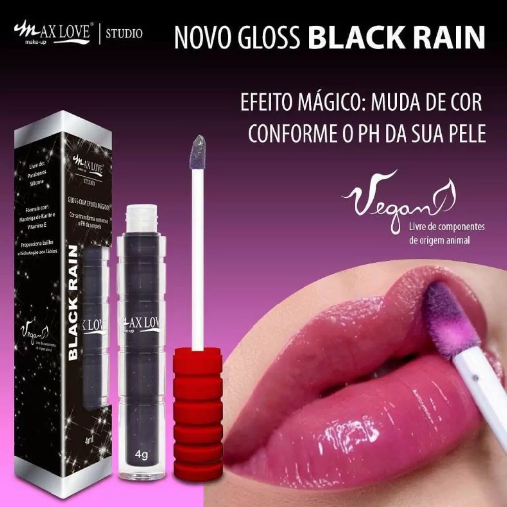 Gloss Labial Mágico Black Rain MAX LOVE - Image 2
