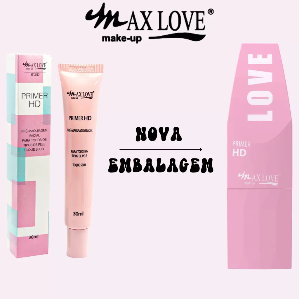 Primer HD pré-maquiagem facial - Max Love