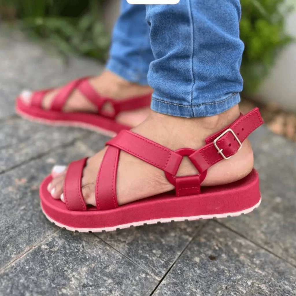Sandália Feminina Dunas Papete Rasteira Birken Macia - Image 4