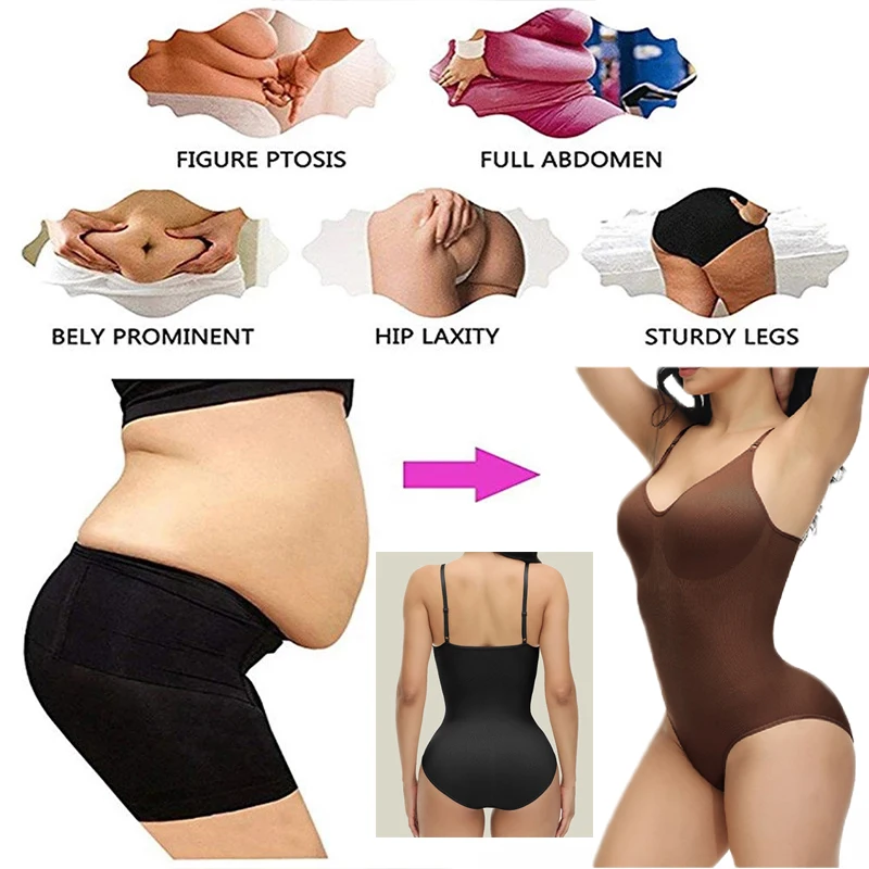 Body Modelador com Alças Finas e Decote V - Image 4