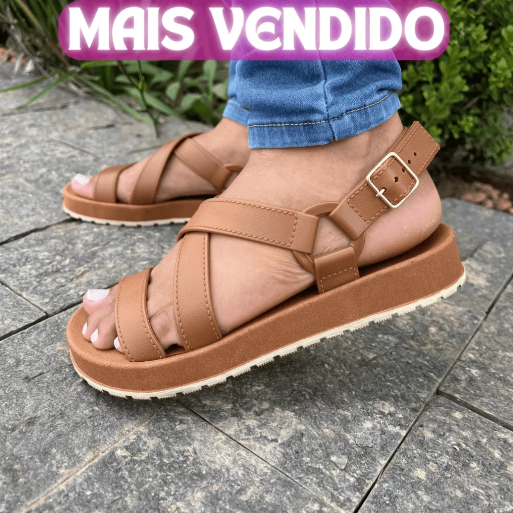 Sandália Feminina Dunas Papete Rasteira Birken Macia